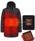 Jaqueta de aquecimento de grafeno ODM, jaqueta de lã aquecida elétrica infravermelho distante