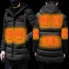 Jaqueta de aquecimento de grafeno ODM, jaqueta de lã aquecida elétrica infravermelho distante